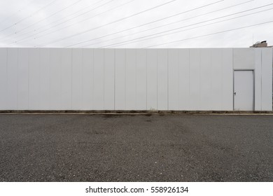 blank wall outside