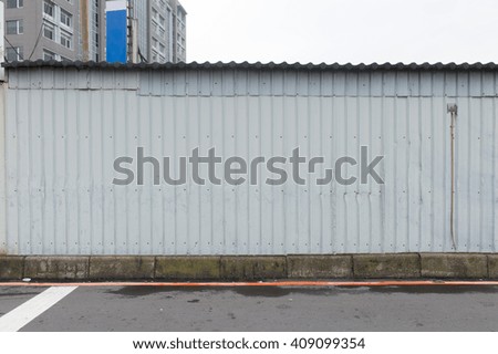 Similar – kiosk Kiosk Closed Facade