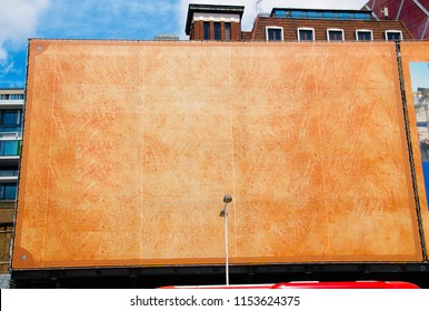 A Large Blank Outdoor With Abstract Patterns Billboard Opposite The Entrance Of Victoria Station In The Centre Of London.  Your Message/ad Here.
UK,  Summer 2018. 