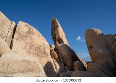 Large Boulders And Spires, Perfect For Rock Scrambling, Inside Of Joshua Tree National Park