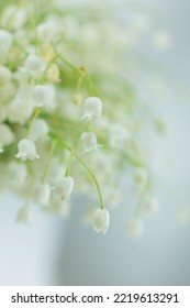 Large Bouquet Of White Lilies Of The Valley