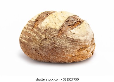 Large Bread Isolated On White