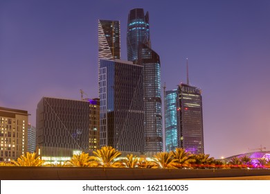 Large buildings equipped with the latest technology, King Abdullah Financial District, in the capital, Riyadh, Saudi Arabia - Shutterstock ID 1621160035