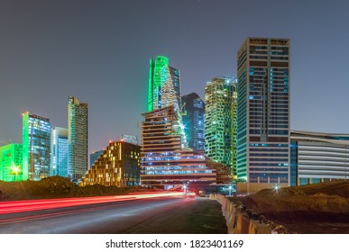 Large buildings equipped with the latest technology, King Abdullah Financial District, in the capital, Riyadh, Kingdom of Saudi Arabia