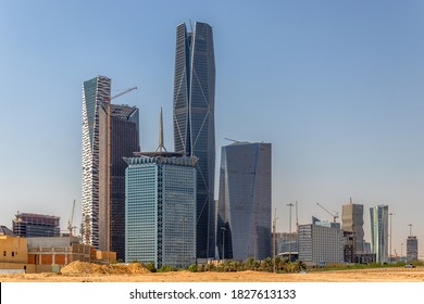Large buildings equipped with the latest technology, 4 October 2020, King Abdullah Financial District, in the capital, Riyadh, Saudi Arabia