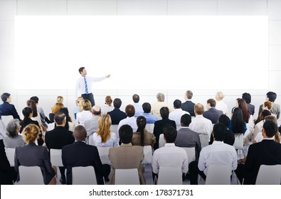 Large Business Seminar With White Board
