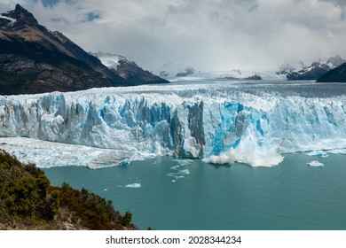 Large Chunk Of Ice Is Breaking Off The Perito Moreno Glacier