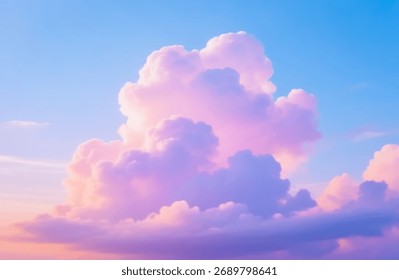 Grandes nubes flotan en
