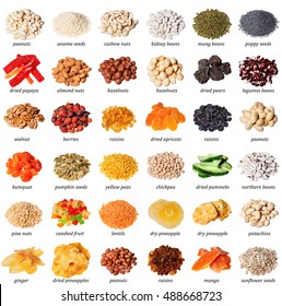 Spices Set Great Assortment Isolated On Stock Photo 254858743 ...