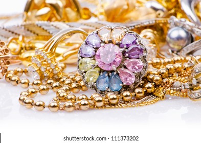 Large Collection Of Gold Jewellery