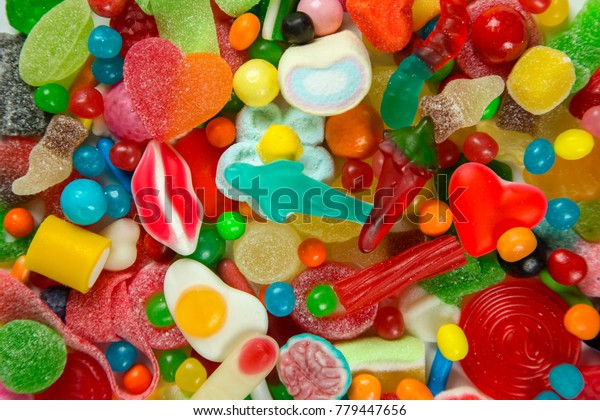 Large Collection Sweets Candy Stock Photo (Edit Now) 779447656