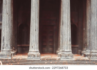 large columns from the palace