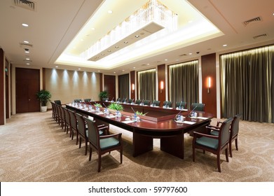 Large Conference Room In Hotel