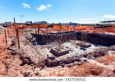 Similar – Foto Bild Das Gebäude im Bau auf der Baustelle