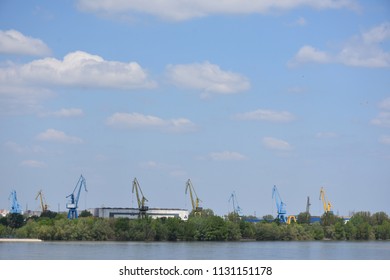 large construction crane