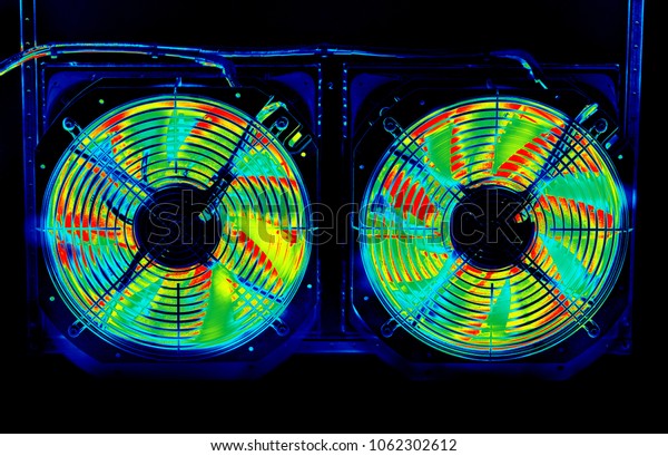 Large Cooling Fans Power Electrical Cabinet Stock Photo Edit Now