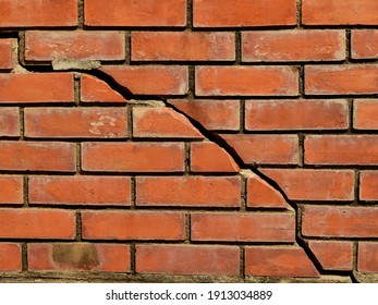 Large Crack Brick Wall Texture