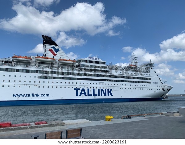“MS Isabelle” large cruise ferry of the\
Tallink line. Tallinn, Estonia, August 21st\
2022