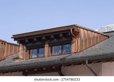 large dormer window with copper cladding