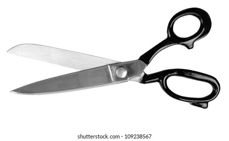 Large Dressmaking Or Tailoring Scissors, Isolated - Big Scissors For Big Cuts