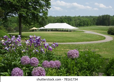 Large Event Tent In A Beautiful Setting.