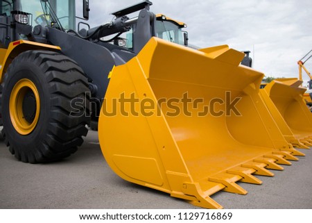 large excavator bucket