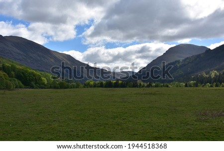 Similar – Foto Bild Bergtal Natur Landschaft