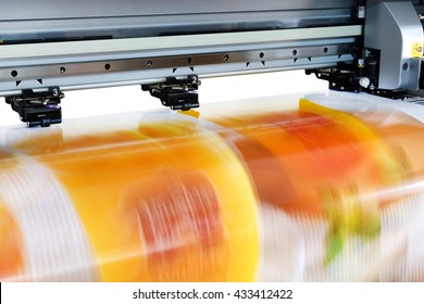 large format ink jet printer - Shutterstock ID 433412422