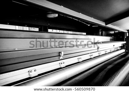 Large format printer piece.