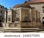 Large Onofrio’s Fountain in Dubrovnik, Croatia