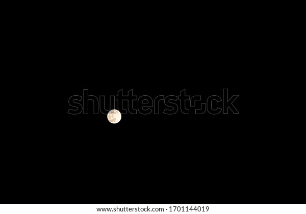 Large full moon in\
April