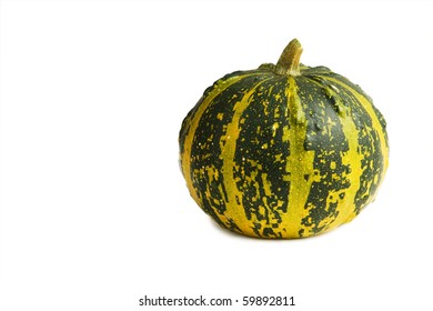 Large Green Isolated Gourd