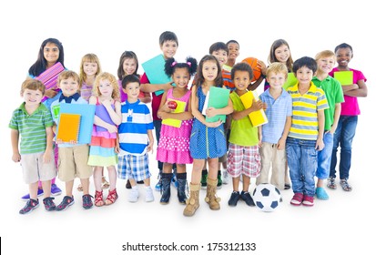 Large Group Of Children