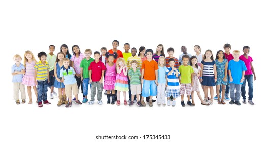 Large Group Of Children