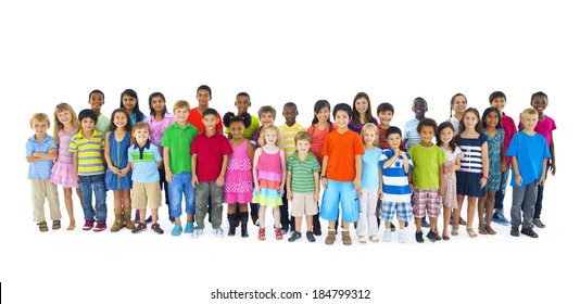 Large Group Of Children