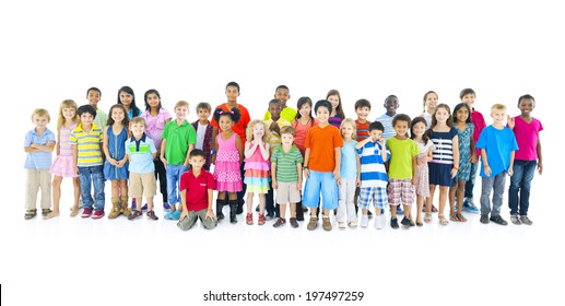 Large Group Of Children