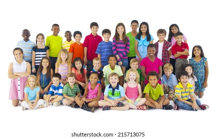 Large Group Of Children