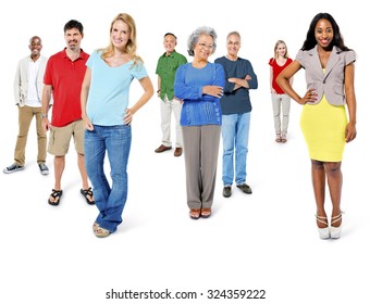 Large Group People Community Social Gathering Stock Photo 324359222 ...