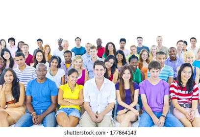 Large Group Of Student In The Conference Room