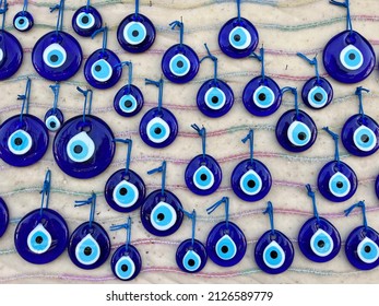 Large Group Of Traditional Evil Eye Beads, Antalya Turkiye