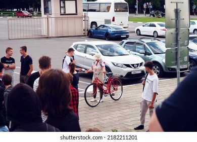 A Large Group Of Young People Came To Participate In The Contest. Photo Taken On June 17, 2022 In Gomel, Belarus