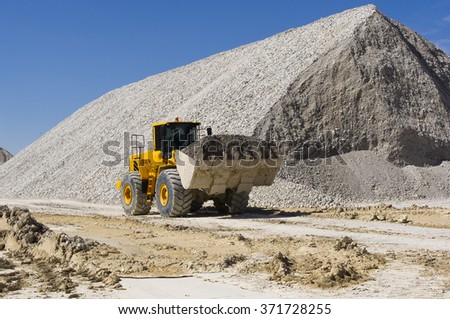 Large haul truck ready for big job in a mine
