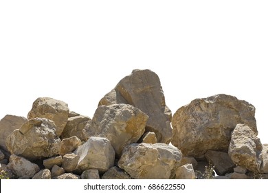 Large heavy rocks
