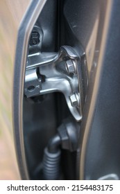 Large Hinge Inside A New Vehicle Door