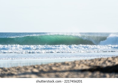 A Large Hollow Breaking Wave.