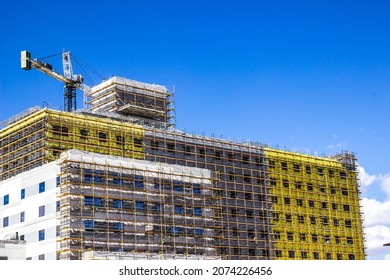 Large Hospital Building Under Construction