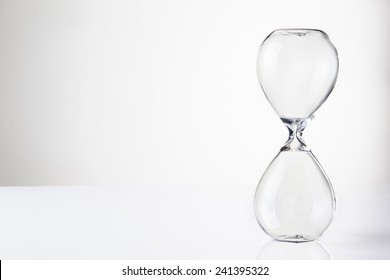 large hour glass sand timer with no sand in there