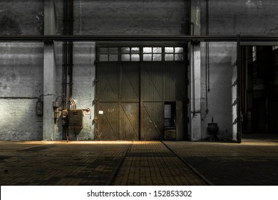 Large industrial door in a factory - Powered by Shutterstock