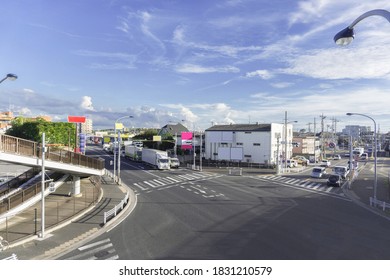 a large  intersection in  japan