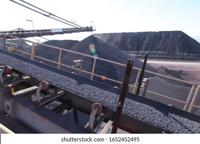 Large iron ore pellet depot at the factory. - Shutterstock ID 1652452495